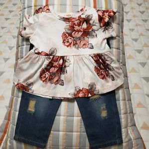 Baby 2 pc set  (new without tag)